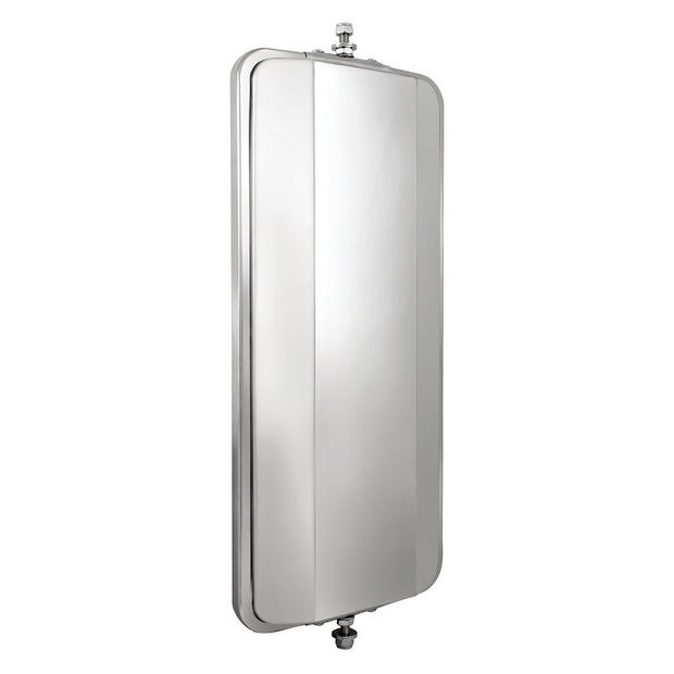 7" X 16" 430 Stainless Steel West Coast Style Mirror - Non Heated