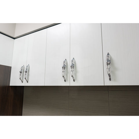 Chrome Nude Lady Shape Grab Handle