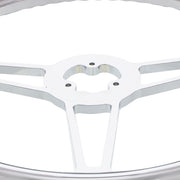 18" Chrome Aluminum "Chopper" Style Steering Wheel