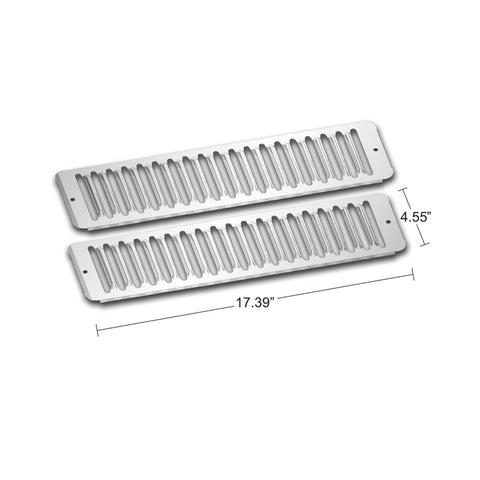 Stainless Hood Air Intake Trim For 1988+ Mack CH