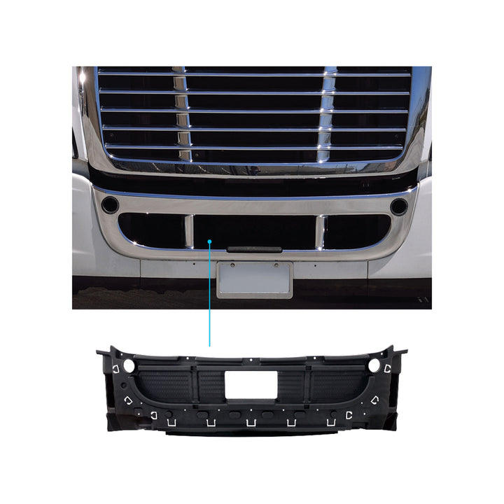 Center Bumper Inner Reinforcement For 2008-2017 Freightliner Cascadia Without OEM Radar