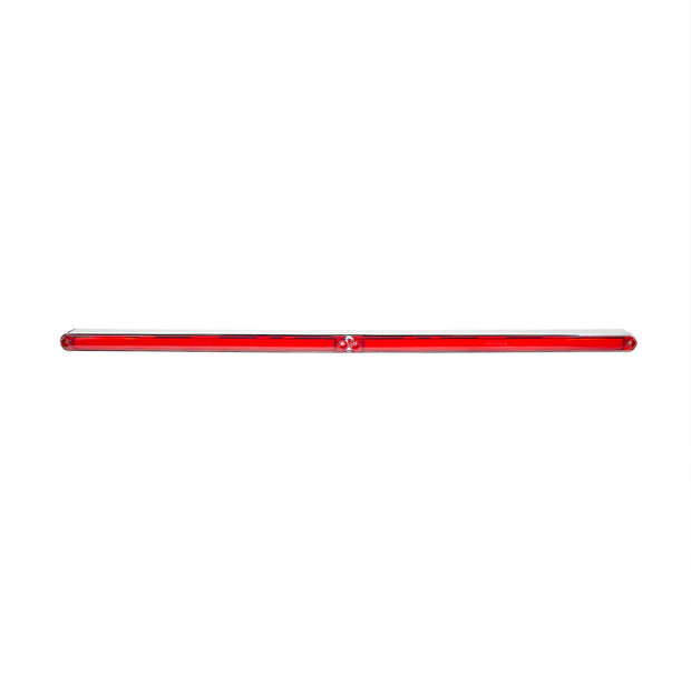 Dual 24 LED Dual Function 12" GloLight Bar With Bezel - Red LED/Red Lens