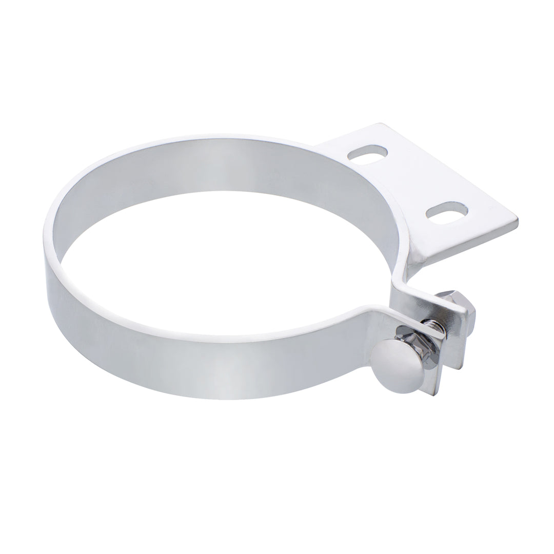 6" Chrome Exhaust Clamp For Peterbilt
