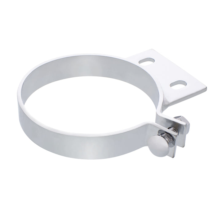6" Chrome Exhaust Clamp For Peterbilt