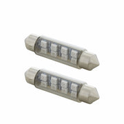 8 SMD High Power Micro LED 211-2 Dome Light Bulb - Amber (2-Pack)