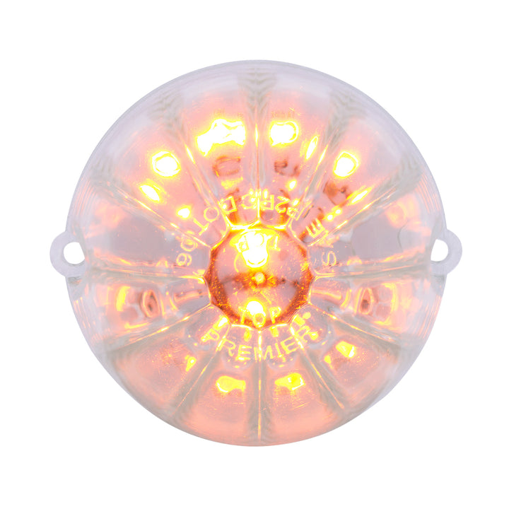 19 LED Watermelon Grakon 1000 Cab Light - Amber LED/Clear Lens