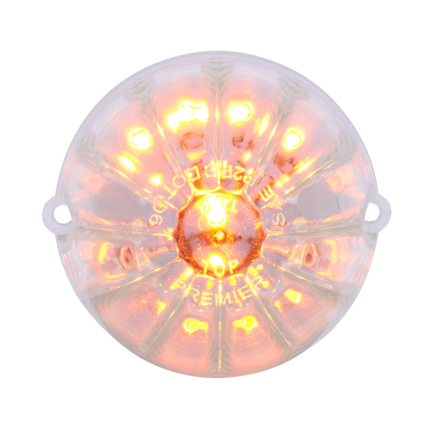 19 LED Watermelon Grakon 1000 Cab Light - Amber LED/Clear Lens