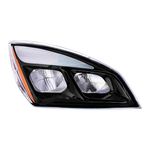 Black LED Headlight For 2018-2024 Freightliner Cascadia - Passenger