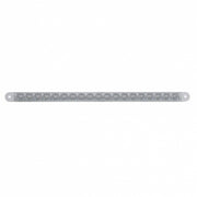 19 LED 12" Reflector Light Bar (Stop, Turn & Tail) - Red LED/Clear Lens