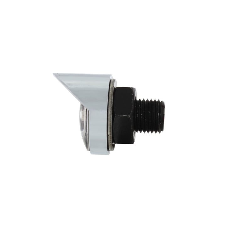 3 High Power LED 1" Light (Clearance/Marker) With Visor - White LED/Clear Lens