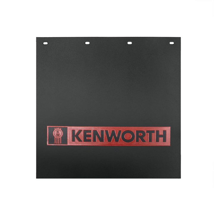 24" X 24" Black PROFLEX Mud Flap With Kenworth Logo