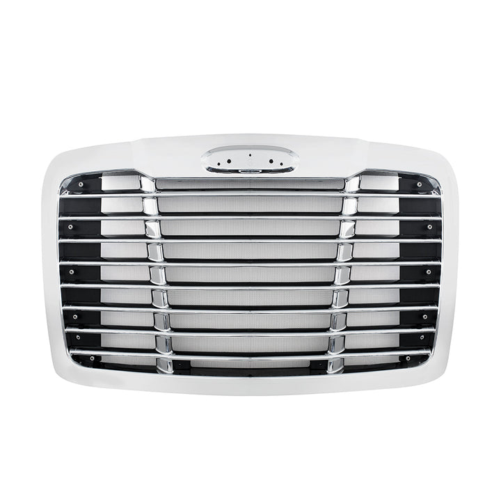 Winter Guard Edition Chrome Grille With Bug Screen For 2008-2017 Freightliner Cascadia
