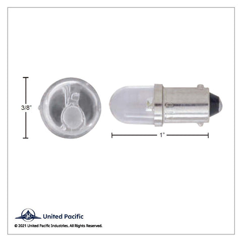 Single LED 1893 Type Bulb - White (2-Pack)