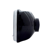 5" X 7" Crystal Rectangular Headlight, Glass Lens