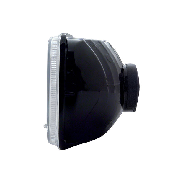 5" X 7" Crystal Rectangular Headlight, Glass Lens