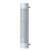 48" Tall 180 Degree Stainless Exhaust Muffler Shield For 6" Diameter Exhaust - Vertical Slot