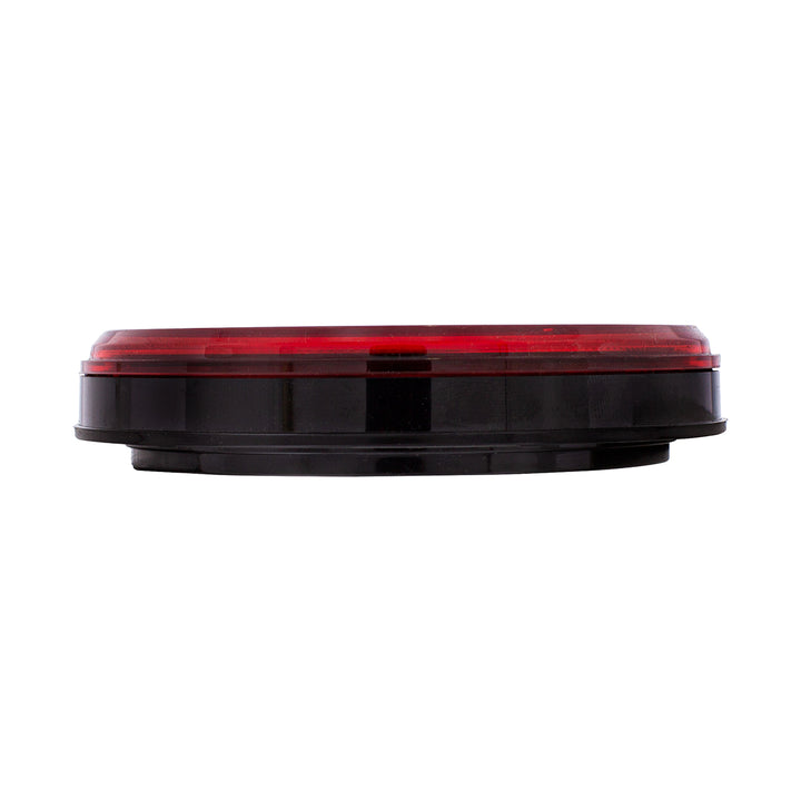 13 LED 4" Round Abyss Light (Stop, Turn &amp; Tail) - Red LED/Red Lens