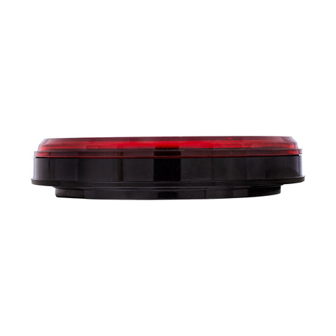 13 LED 4" Round Abyss Light (Stop, Turn & Tail) - Red LED/Red Lens