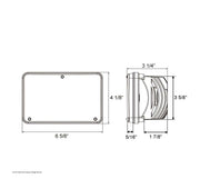 ULTRALIT - 8 High Power LED 4" X 6" Headlight - Low Beam