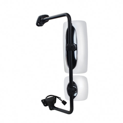 Chrome Mirror Assembly With Power Adjust & Heated For Freightliner M2 - Driver