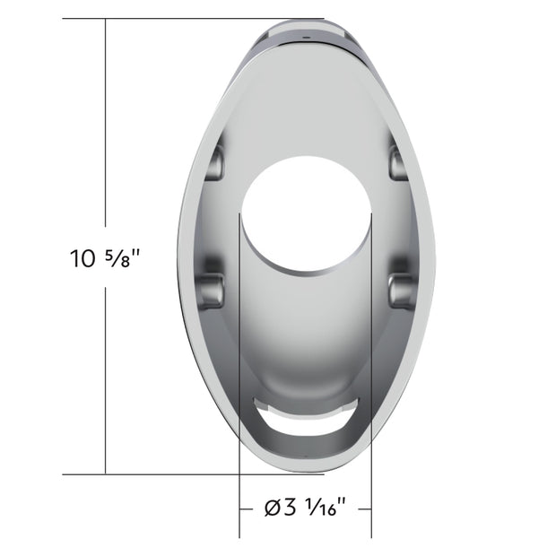 Chrome Plastic Upper Steering Column Cover For 2002-2005 Kenworth W900/T800/T600/T300