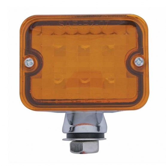 6 LED Medium Rod Light -Amber LED/Amber Lens