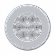 21 LED 4" Round GloLight (Stop, Turn & Tail) - Red LED/Clear Lens