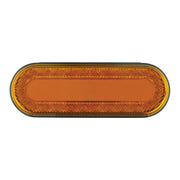 24 LED 6" Oval Mirage Light (Turn Signal) - Amber LED/Amber Lens