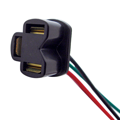 3 Contact Female Headlight Pigtail For H4 Halogen Bulb