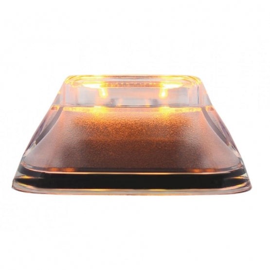 6 LED Door Side Indicator Light For 1998-2024 Volvo VNL - Amber LED/Clear Lens