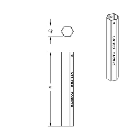 13" Long Plastic Lug Nut Socket Tool For Plastic Nut Covers