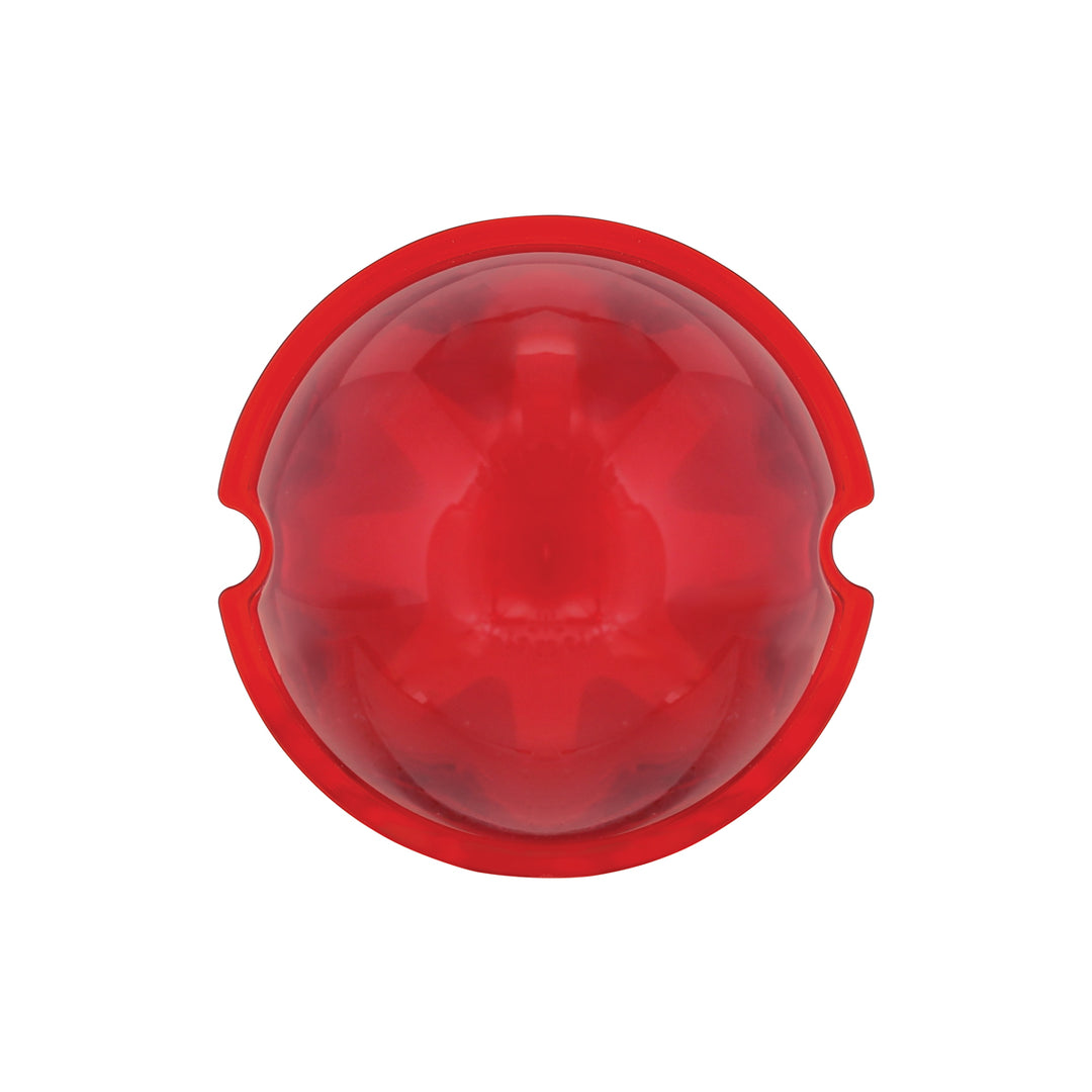 9 LED Dual Function GloLight Watermelon Cab/Auxiliary Light - Red LED/Red Lens