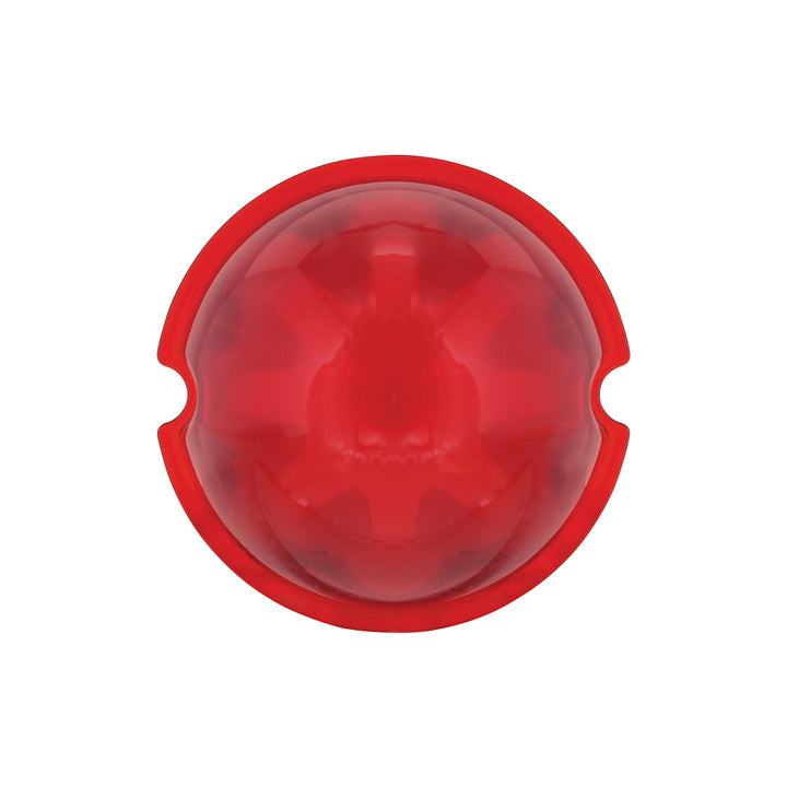 9 LED Dual Function GloLight Watermelon Cab/Auxiliary Light - Red LED/Red Lens