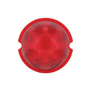 9 LED Dual Function GloLight Watermelon Cab/Auxiliary Light - Red LED/Red Lens