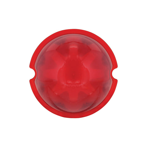 9 LED Dual Function GloLight Watermelon Cab/Auxiliary Light - Red LED/Red Lens