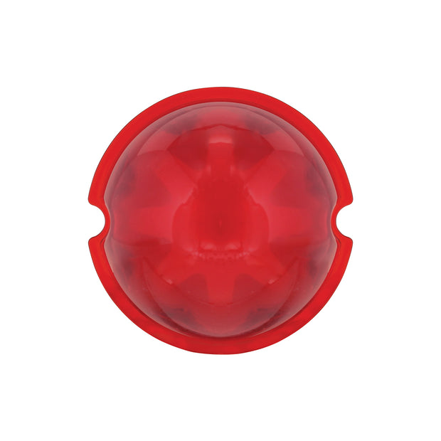9 LED Dual Function GloLight Watermelon Cab/Auxiliary Light - Red LED/Red Lens