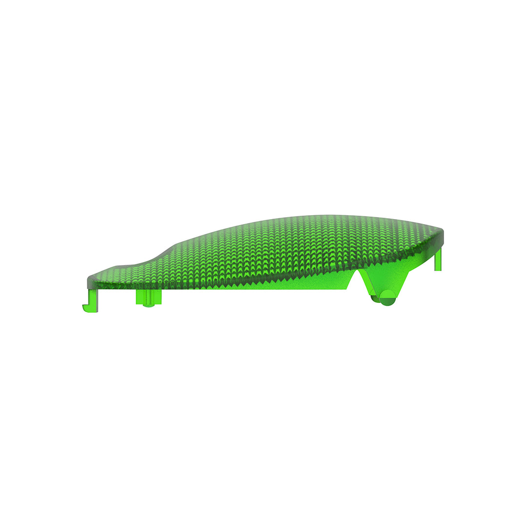 Rectangular Dome Light Lens For 2006+ Peterbilt - Green