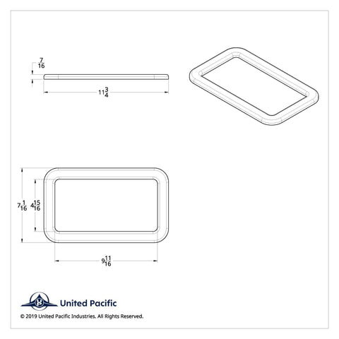 Kenworth Exterior View Window Trim With Sealant