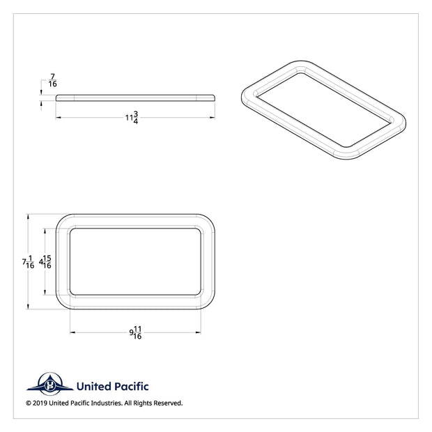 Kenworth Exterior View Window Trim With Sealant