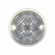 30 LED 3" Dual Function Reflector Double Face Light Kit - Amber & Red LED/Clear Lens