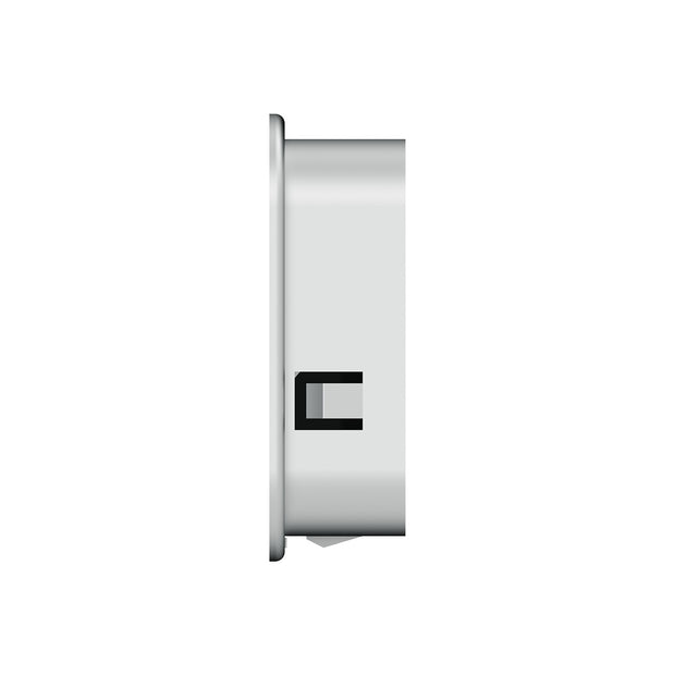 Chrome Plastic A/C Vent For 2001-2005 Peterbilt - Driver