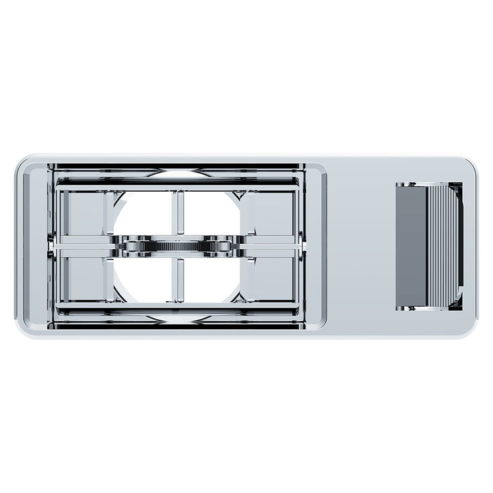 Chrome Plastic A/C Vent For 2001 &amp; Older Kenworth - Driver