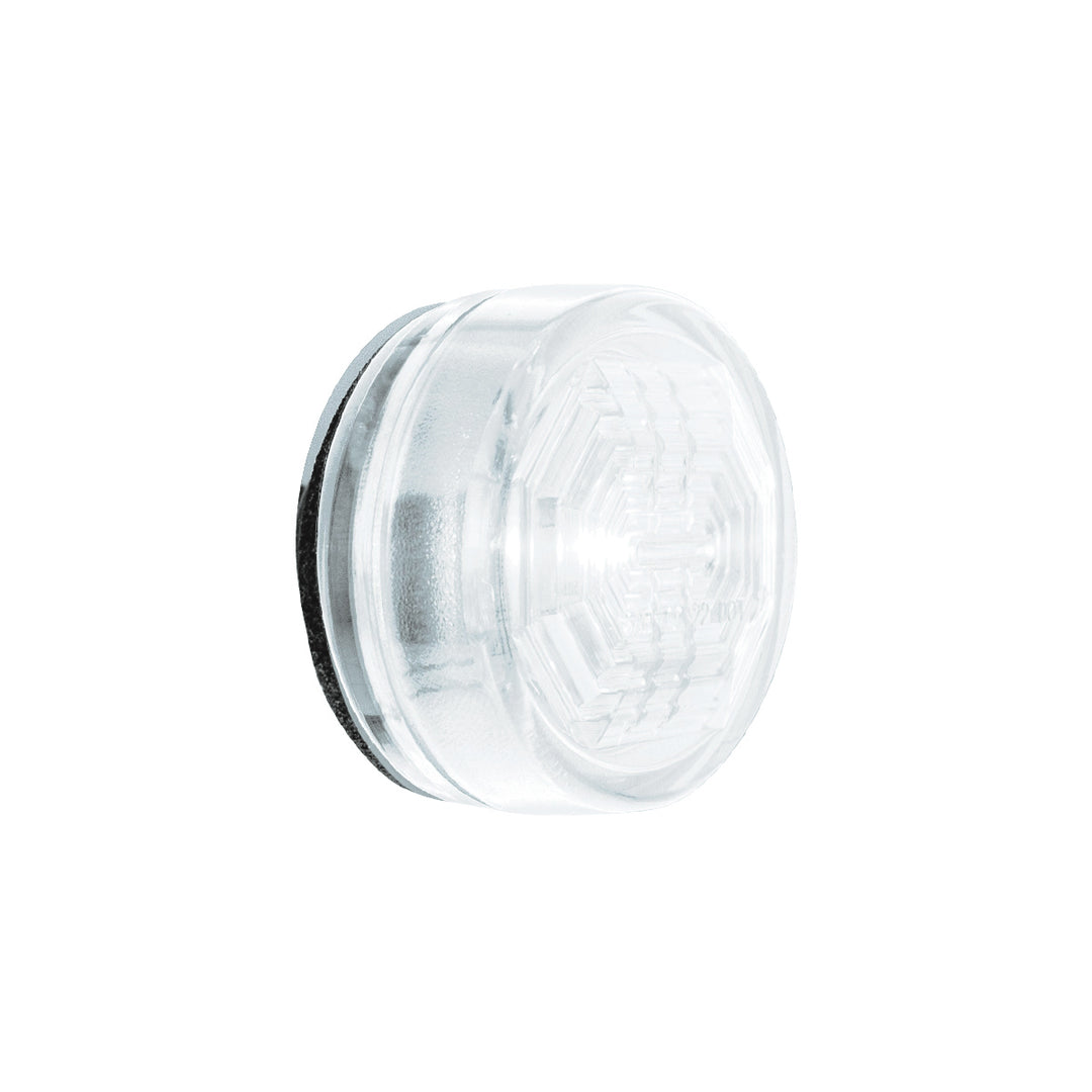 3 LED Oval Auxiliary Light-White LED/Clear Lens