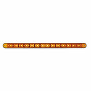 14 LED 12" Light Bar With Black Housing - Amber LED/Amber Lens
