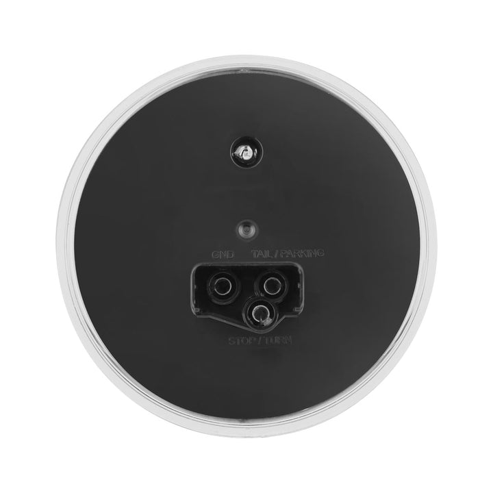 6 LED 4" Round Light (Back-Up)-White LED/Clear Lens