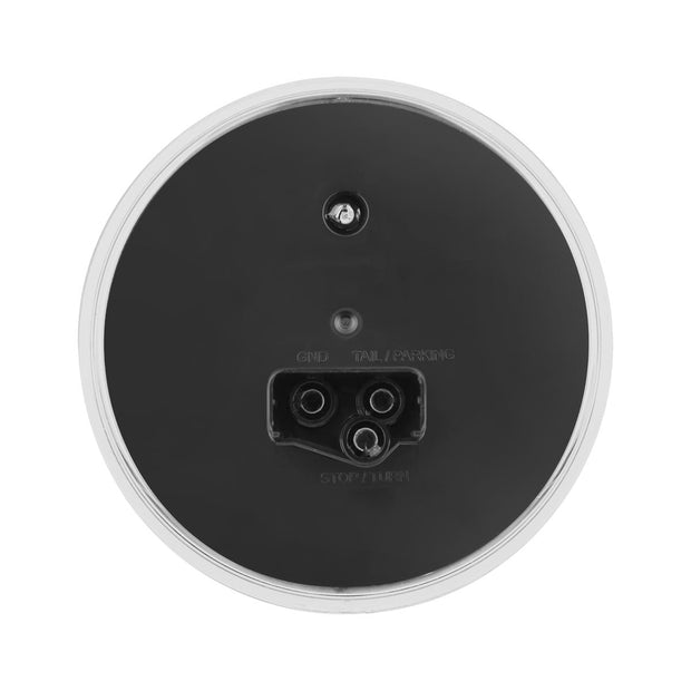 6 LED 4" Round Light (Back-Up)-White LED/Clear Lens