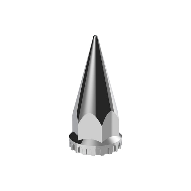 33mm X 4-3/4" Chrome Super Spike Nut Covers - Thread-On (Box of 10)
