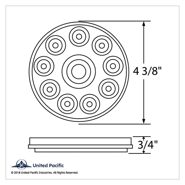 10 LED 4" Auxiliary/Utility Light Kit - White LED/Clear Lens