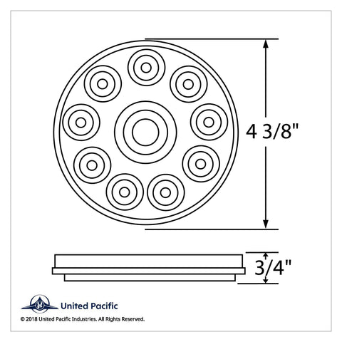 10 LED 4" Auxiliary/Utility Light Kit - White LED/Clear Lens