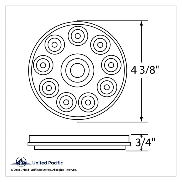 10 LED 4" Auxiliary/Utility Light Kit - White LED/Clear Lens